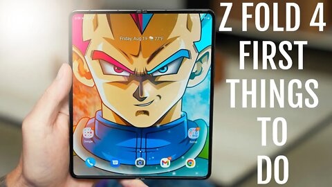 Galaxy Z Fold 4 First Things To Do: Tips and Tricks To Get Started