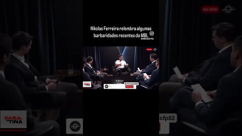 Nikolas Ferreira relembra algumas barbaridades recentes do MBL