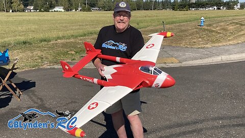 Big Crash Of Wild Bill Flynn's Freewing de Havilland DH 112 Venom V2 90mm EDF Jet