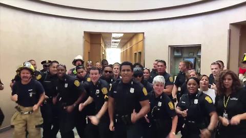 Viral video: Officers from a Virginia police department dance it out in national lip sync battle