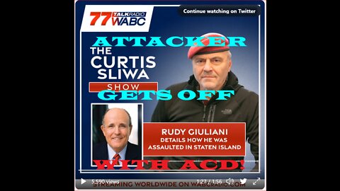 RUDY GIULIANI ATTACKED IN JUNE OVER ABORTION NOW ATTACKER GETS OFF CHARGES~!