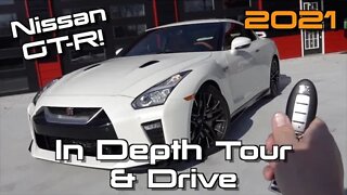 2021 Nissan GT-R Premium: Start Up, Test Drive & In Depth Tour