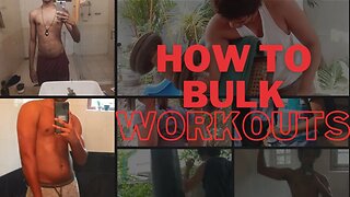 How To Bulk ( Dumbbell workouts )
