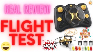 Flight Test: Mini Drone Holyton HT02 Golden Mini Drone for Adult Beginners and Kids