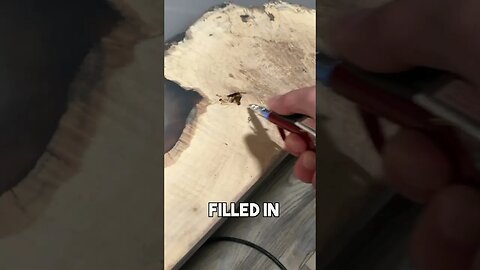 Epoxy River Table Void Repair (Epoxy + CA Glue)