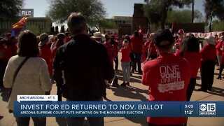 Invest for Ed returned to November ballot