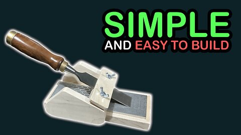 Simple Chisel Honing Guide | Simple and Easy to Build Sharpening Jig