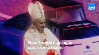 Pope Francis is going to catch some stares!