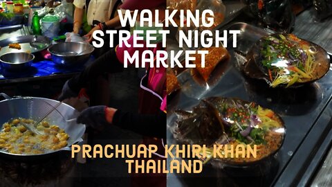 New Years Eve from walking street night market and harbor - Prachuap Khiri Khan