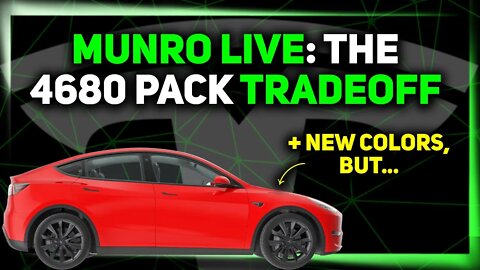 Munro Live Shares 4680 Pack Detail / Proposed Auto Subscription Ban / New Tesla Paint Colors ⚡️