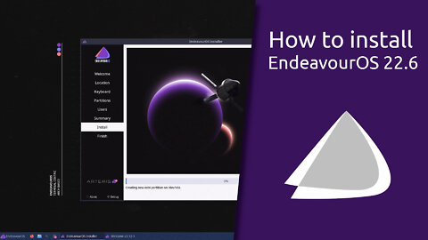 How to install EndeavourOS 22.6