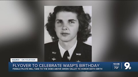99-year-old WASP veteran gets birthday flyover