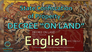 State Confiscation of Property - Decree "On Land": English