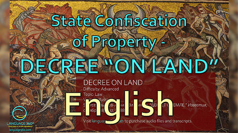 State Confiscation of Property - Decree "On Land": English
