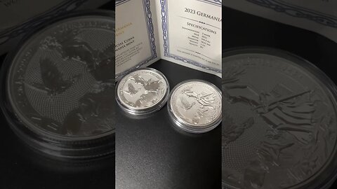 2023 Germania mint silver coin unboxing! Buy the dip now!