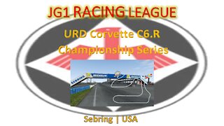 Race 3 | JG1 Racing League | URD Corvette C6.R | Sebring | USA