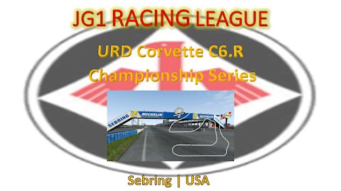 Race 3 | JG1 Racing League | URD Corvette C6.R | Sebring | USA