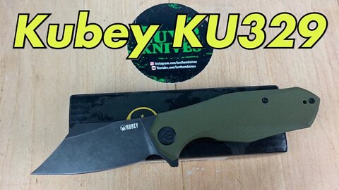 Kubey KU329 Cleaver / includes disassembly/ a cleaver style blade in a budget EDC !