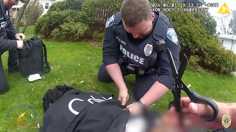 Body camera footage shows Akron officer shoot teen who pointed fake gun at him