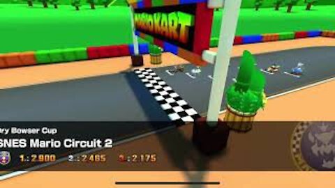 Mario Kart Tour - SNES Mario Circuit 2 (iPhone 11 Gameplay)