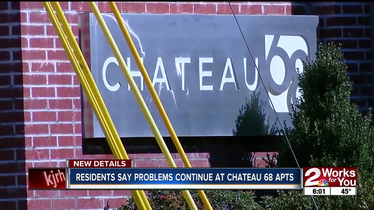 Residents Say Problems Continue at Chateau 68 Apts