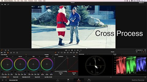 Basic Cross Process Color Grading in DaVinci Resolve