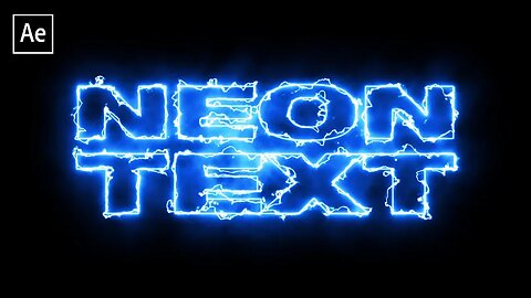 How to Create a Neon Text Animation! - FREE PLUGIN (After Effects Tutorial)