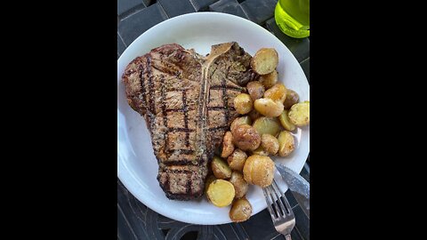 Steak & Roasted Potatoes: If you're just "throwin' it on the grill", you're missing a lot of flavor