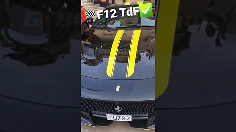 Brutal Ferrari F12 TdF in Black / yellow and clear carbon Tailor Made 👌