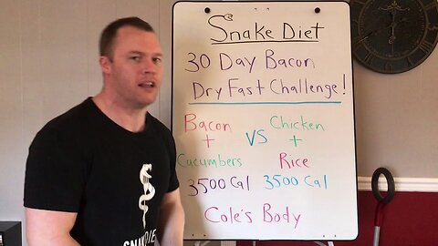 CUT CARBS FOR FAST FAT LOSS! - 30 DAY BACON DRY FAST CHALLENGE - DAY #3