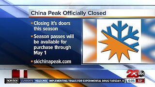 China Peak closed