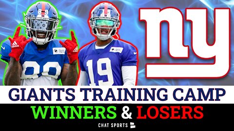 NY Giants Training Camp WINNERS & LOSERS: Kadarius Toney, Leonard Williams, Kenny Golladay