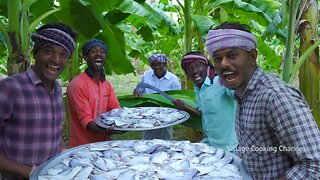 MEEN POLLICHATHU _ KERALA Special Fish Fry in Banana Leaf _ Silver Pomfret Fish Fry Karimeen Recipe