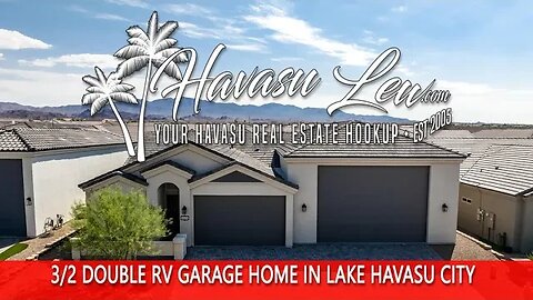 Lake Havasu Double RV Garage 4678 N Sweet Bay Ln MLS 1026293