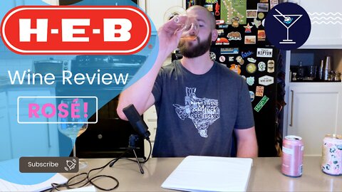 HEB Canned Sparkling Rosé Wine Review