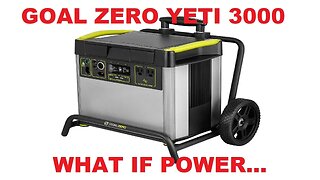 Goal Zero Yeti 3000 Lithium Battery Portable Power Station 2000W Review