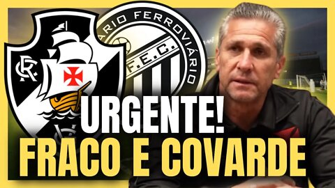 DE AGORA! TREINADOR TOMA DECISÃO QUE TORCIDA NÃO GOSTA! GE CONFIRMA NOTÍCIA DO VASCO