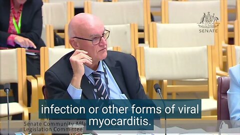 Severe myocarditis weakens the heart - Senate Estimates 16.02.23