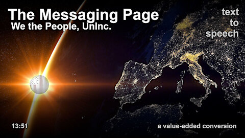 Messaging, The - We the People, UnInc.