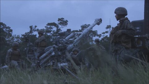 Battery MCCRE on Camp Lejeune