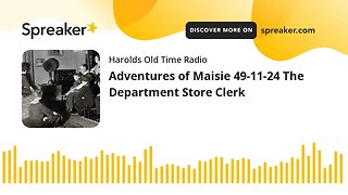 Adventures of Maisie 49-11-24 The Department Store Clerk