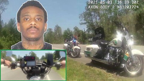 Body Cam Police Chase Armed Felon Flees Traffic Stop May 3, 2021, Flagler County Sheriff’s Office