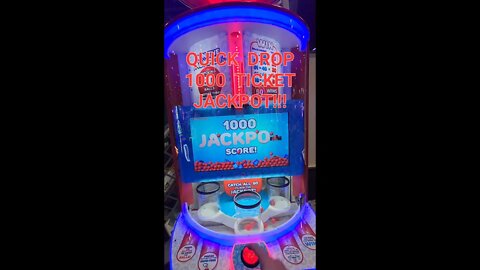 Winning 1000 Ticket Jackpot On Quik Drop At IAAPA! Have You Ever Been Able To Get Quik Drop Jackpot?