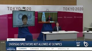 No overseas spectators at Olympics