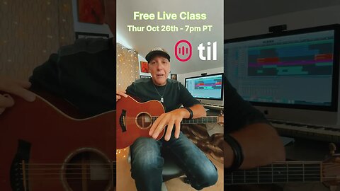 Live Guitar Class - FREE - Make Ur Guitar Playing Come Alive #guitar #guitarlesson #shorts