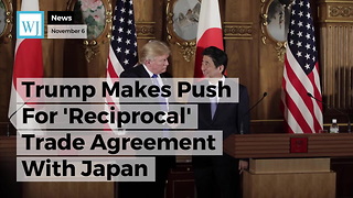 Trump Makes Push For 'Reciprocal' Trade Agreement With Japan