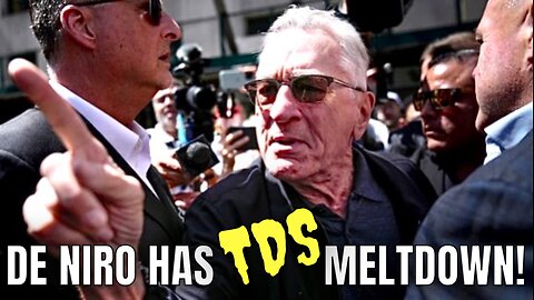 Robert De Niro LOST IT outside of TRUMP TRIAL courthouse in NYC - gets HECKLED by MAGA CROWD 🤣
