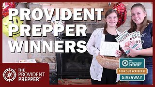 100K Subscriber Giveaway: The Provident Prepper Book Winners!