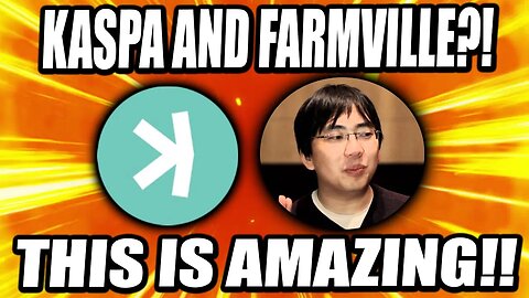 KASPA HOLDERS!! KASPA CONNECTIONS TO HUGE FACEBOOK GAME FARMVILLE!! URGENT!!