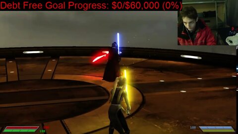 Kylo Ren VS Obi Wan Kenobi In A Battle With Live Commentary In Star Wars Jedi Knight Jedi Academy